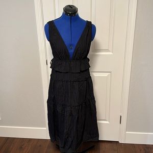 Sage the Label Midi Ruffle Dress